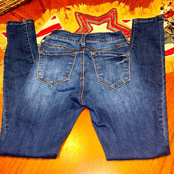 KanCan🌻Size 0/Waist 23 High Waisted Skinny JEANS🦋with STRETCH🌺KC11214D - Picture 6 of 11